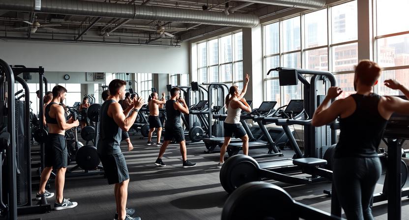 gym beginners workout training